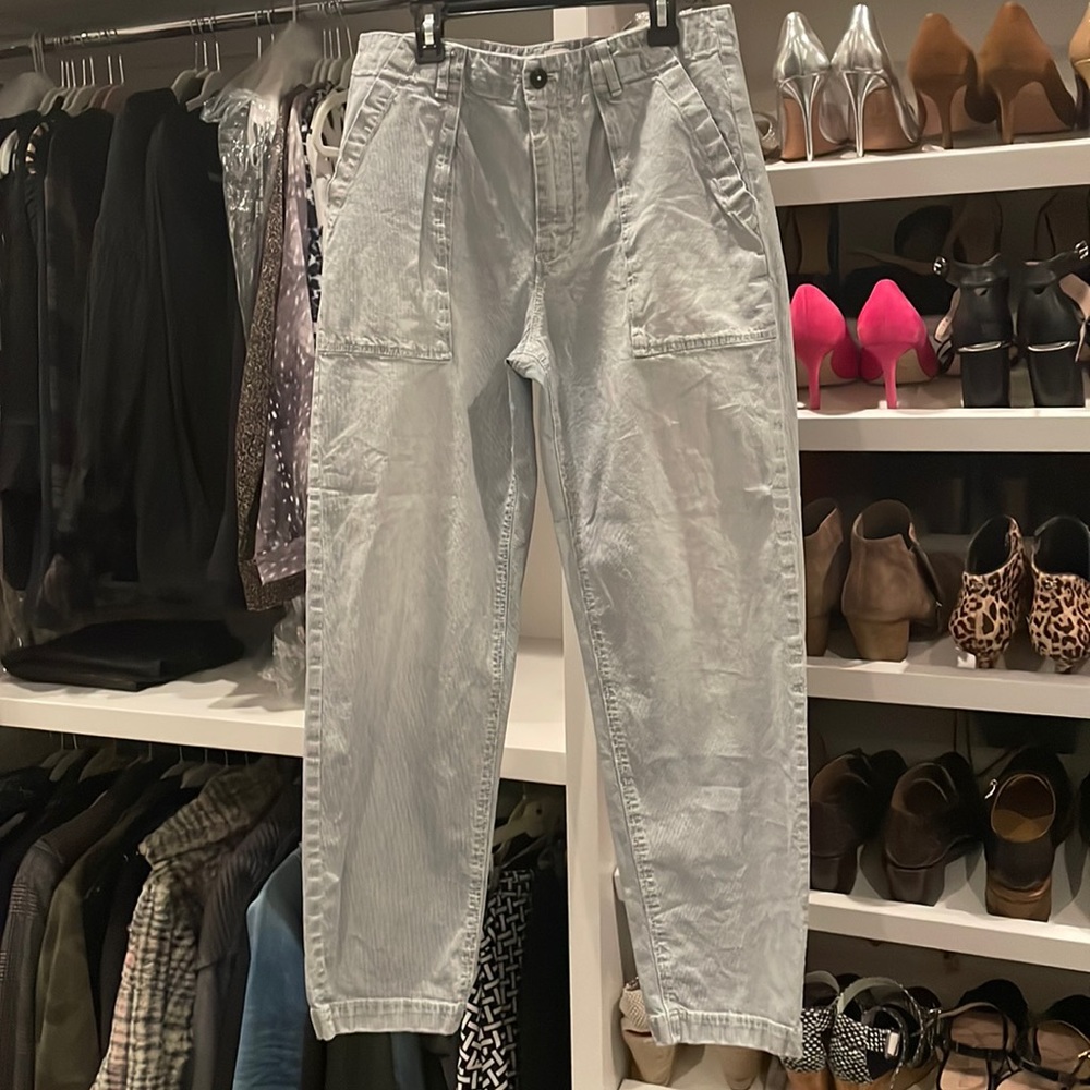 La Vie Rebecca Taylor pinstriped casual pants size 28